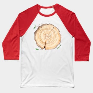 Tree ring Baseball T-Shirt